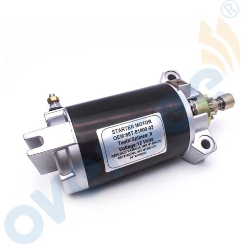 66T-81800 Marine Boat Starter For 40HP YAMAHA Outboard Motor 66T-81800-03 E40X Enduro Type 2 Stroke
