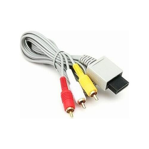 Audio Video AV Composite 3 RCA Cable for Nintendo Wii / Wii U