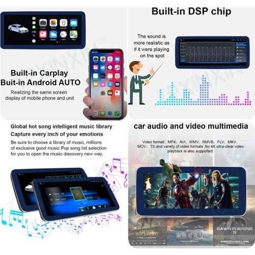 For Mercedes-Benz S Class Android 10 Carplay Radio Player Car GPS Navigation Head Unit Car Stereo BT WIFI