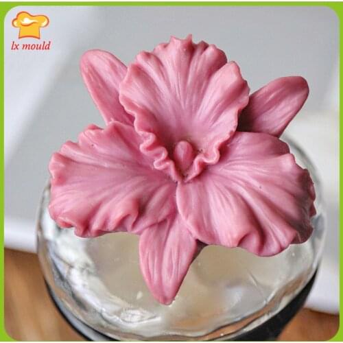Flower Soap Silicone Mold Orchid Candle Mould-Arlan