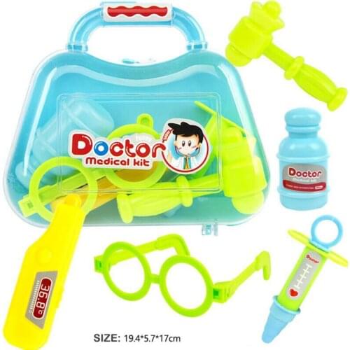 Kids simulation medicine box toys Doctor Play sets interesting pretend play kids doctor play set educational toys girl boy gift