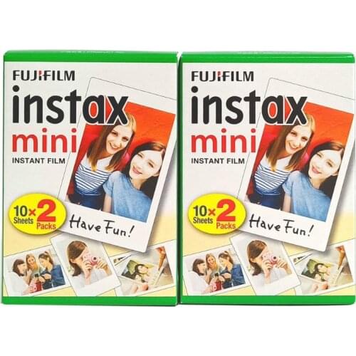 40 Sheets Fujifilm Instax Mini Film for Polaroid Instant Camera Mini 11 9 8 7s 90 LiPlay LINK White Edge Photo Paper