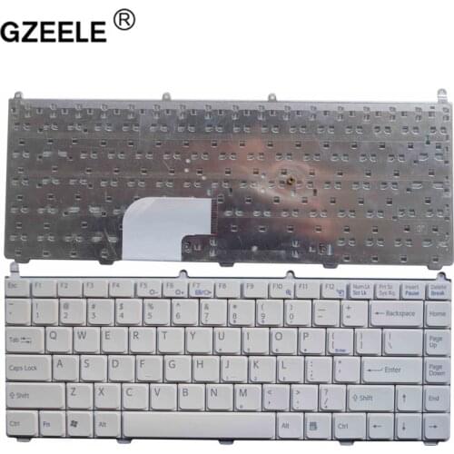 GZEELE US Keyboard For SONY PCG-7R1L PCG-7H2L PCG-7N1L PCG-7R2L PCG-7H1L VGN-FE15C FE18C FE25CP FE28CP FE35 VGN FE VGN-FE white