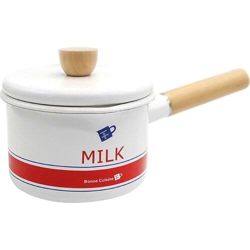 Single handle Soup Pot Saucepan Portable Stockpot Milk Heating Nonstick Cooking Pan Kitchen Cookware For Gas & Induction Cooker