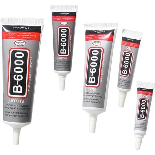 B6000 Glue For Rhinestones Crystal Adhesive Jewelry 9ml 15ml 50ml 110ml Needles Epoxy Resin Diy Jewelry Crafts Glass Supplies