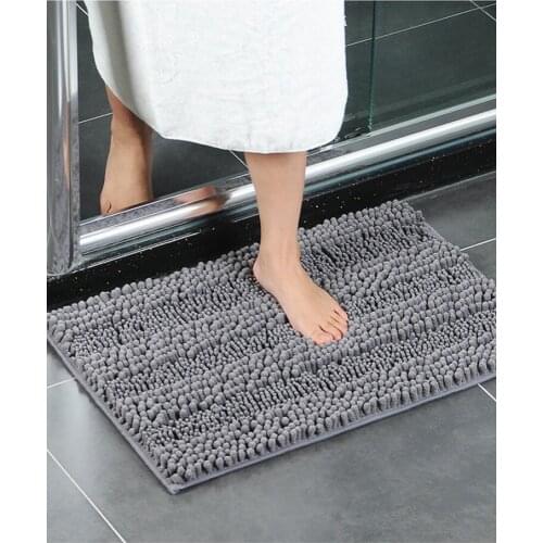 Microfiber Bath Mat Non Slip Bath Mat for Bathroom Soft and Absorption Room Floor Rugs and Carpets Machine Wash 40x60cm/50x80cm