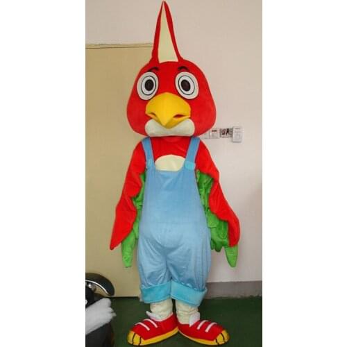 Red Turkey Mascot Costume Chicken Costume Adult Size Advertisement Costumes Halloween Fancy DRESS Multiple Color Free Shipping