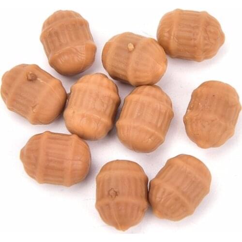 10Pcs Tiger Nuts Carp Fishing Soft Floating Tiger Nut Baits Pop Up Terminal Tackle Pellets Fishing Lure Baits S Sizes