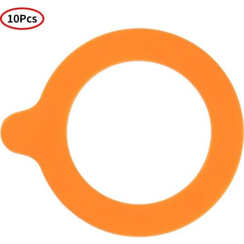 10 Silicone O Rings Pads Set Leak-Proof Airtight Mason Jars Gaskets Mugs Grommets Reusable Food Storage Canning Sealing Washers