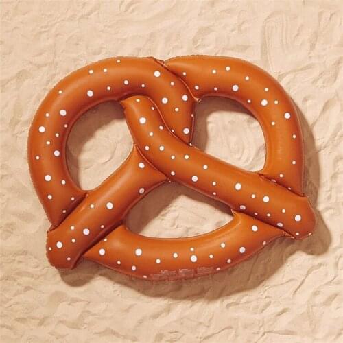 Inflatable Bread Swimming Ring Floating Row Adult Water Entertainment Floating Bed Summer Pool Toys Swim Circle надувной круг