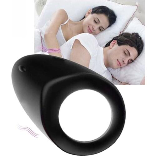Penis Ring Vibrators for Men, Prostate Delayed Ejaculation Massager for Couples, Silicone Rechargeable Sex Toys Vibrators with