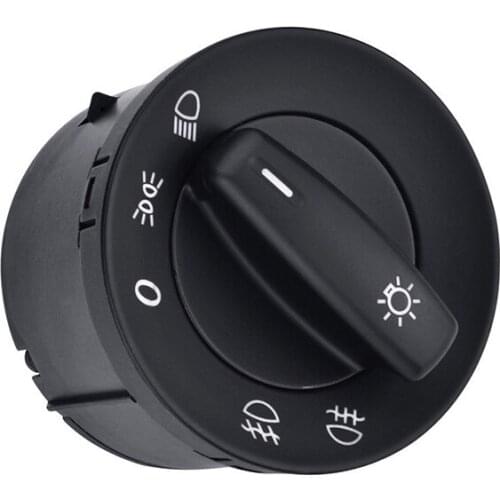 For VW Caddy III Touran Jetta Golf V VI 5 6 Jetta Passat B6 CC Rabbit 1K0941431Q Car Headlight Switch Fog Lamp Switch Knob