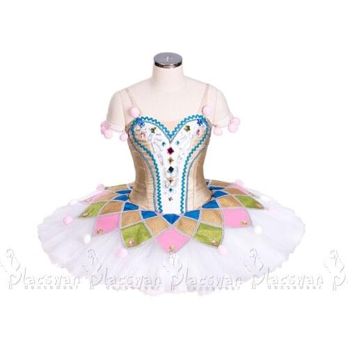 Harlequinade ballet costume Columbine Doll classical Tutu Ballet Nutcracker Costume BT914 Harlequin Style Tutu Dress