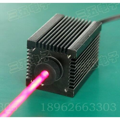 250mW Industrial laser modules red laser dot can work for long time with a good laser head cooling
