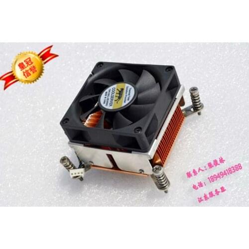 2U server CPU heatsink 1151/1150/1366/2011pin cpu cooling fan+heatsink