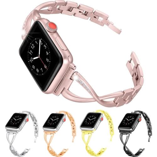 Strap for apple watch 6 SE 4 3 stainless steel for apple watch series 5 40mm band 44mm 38mm 42mm Bracelet wristband Accessories