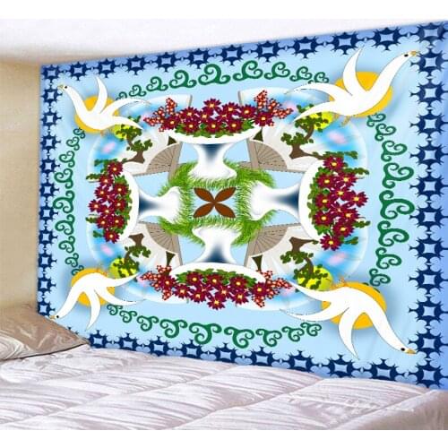 Chic Bohemian Fabric Mandala Floral Carpet Indian Wall Hanging Tapestry Home Decor Fashion Tribal Beach Towel Yoga Shawl Mat