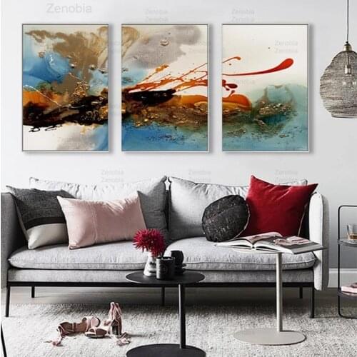 Modern Abstract Wall Art Canvas Art Oil Painting Posters and Prints Nordic Home Decoration Wall Pictures for Living Room Decor
