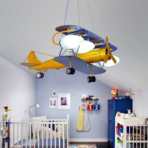Modern children bedroom plane dining room bedroom pendant lights indoor lighting ceiling lamp hanging light fixture decorative