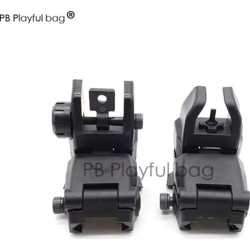 Outdoor Sports Toy Blaster Gun Accessories Nylon Magap Foldable Front and Back Suite Water Bullet Gun Accessories Modified QD90