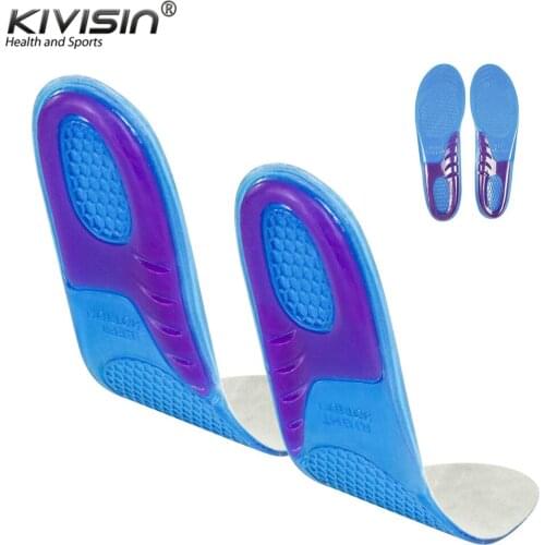 Arch Support Insoles To Correct Flat Feet 3D Comfortable Silicone Flat Feet Can Be Cut Insoles Sports Shoes Pads Orthotic Care