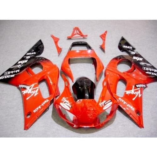 TOP Red black Fairing kit for YAMAHA YZFR6 98 99 00 01 02 YZF R6 1998 2000 2002 YZF600 ABS Fairings Set+7gifts YX03