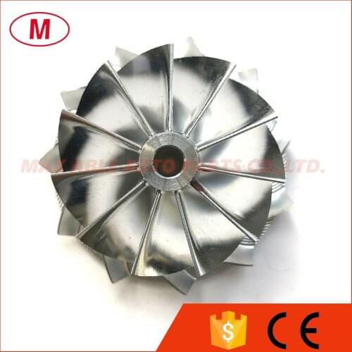 RHF55HB 93844S 47.20/60.00mm 11+0 blades Performance Turbocharger Aluminum/Milling/ Turbo Billet compressor wheel for EJ20 VF22