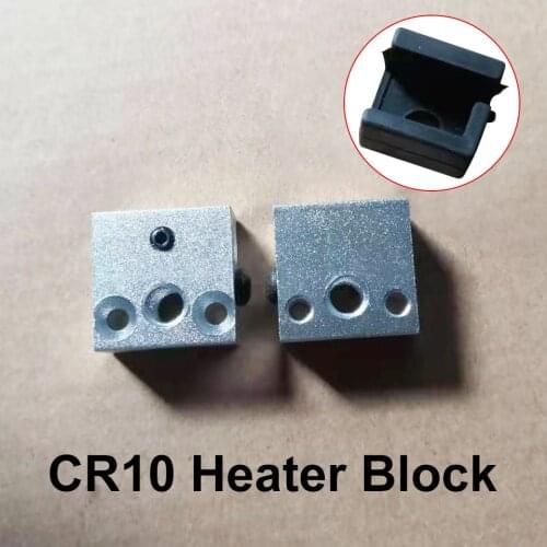 High Quality CR10 Heater Block MK8 Silicone Sock CR10 Hotend Extruder For Creality Ender 3 MK7/MK8/MK9 Block 3D Printer Parts