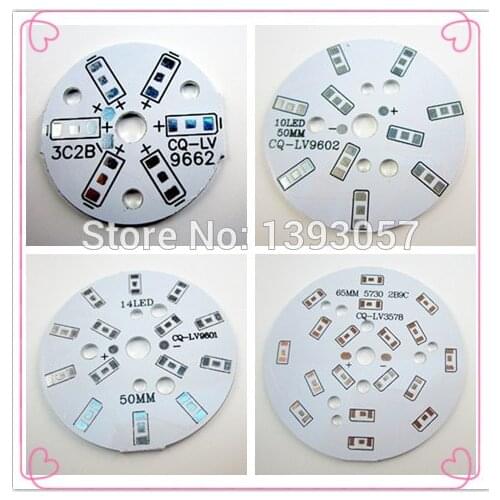 20pcs 3W 5W 7W 9W smd 5630 smd5730 Aluminum Base plate, 5730 heatsink led lamp pcb for LED bulbs diy