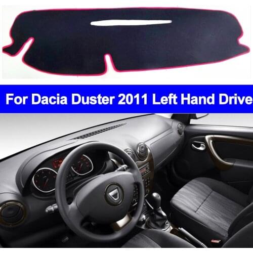 Car Inner Dashboard Cover For Dacia Duster 2011 Left Hand Drive Dashmat Pad Dashboard Cover Carpet Dash Mat Cushion Anti-sun