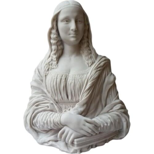 Mona Lisa Bust Sculpture Trinket