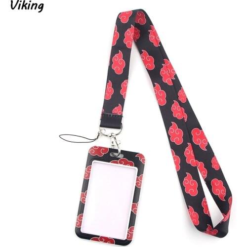 G1421 Anime Card Holder With Lanyard Kawaii Bus Card Case Badge Credit Card Holders Cover