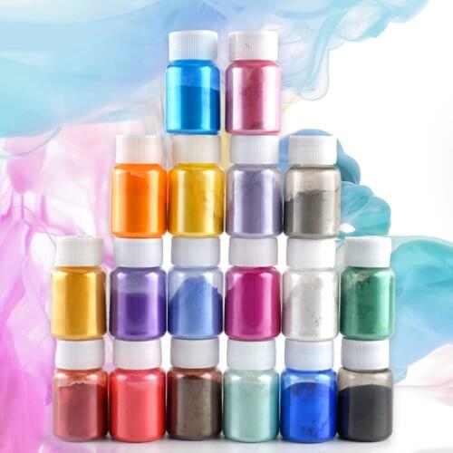 JF010 DIY Candle Making Resin Dye Nail Art Organic Pigments Shimmer Mica Powder for Soap Epoxy Molds