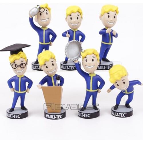 Fallout Vault Boy Bobble Head PVC Action Figure Collectible Model Toy Brinquedos 7 Styles