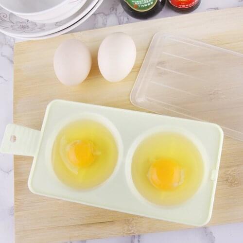 Creative Egg Poachers Food Grade Plastic Microwave Oven Steam Egg Device Cooking Tools Kitchen Gadgets