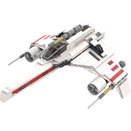 MOC Interceptor Y Wing Starfighteral Space Wars Assault ship Light TIE Modified Rebellion Building Blocks Toys Kids