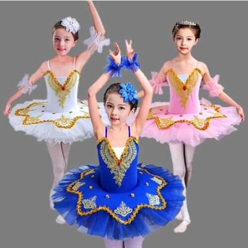 2021 Ballet Tutus For Adults Kid Girls Ballet Tutu Ballerina Dress Women Pink Classical Pancake Tutu Dancing Costume Dress Child