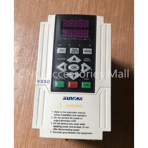Original SUNFAR Closed loop VFD Inverter V350-2S0007 AC220V 0.75kw V350 Frequency Inverter 1000HZ Inverter