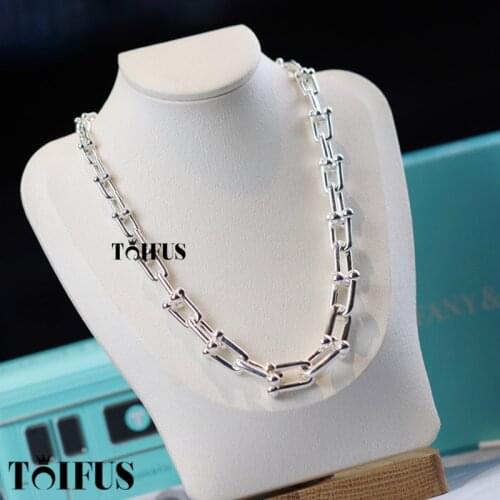 Tif Series Necklace, Chain Element, With Original Logo