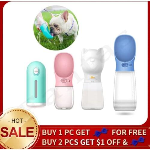 Portable Pet Dog Water Bottle Dog Bowl For Small Large Dog Travel Puppy Cat Drinking Bowl Pet Water Dispenser Feeder Accessories