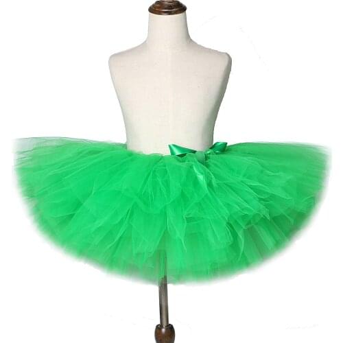 Christmas Green Tutu Skirt for Baby Girls Fluffy Tutus Ball Gown for Birthday Photo Shoot Toddler Kids Girl Halloween Costumes