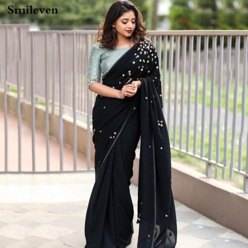 Smileven Black Moroccan Kaftan FormalMermaid Evening Dresses Crystal Arabic Dubai Special Occasion Dresses Custom Made