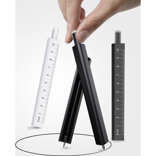 Erasable Pen-shaped Rulers Compasses Bookmark Professional Drawing Mechanical Writing Office Stationery Compass Ruler School