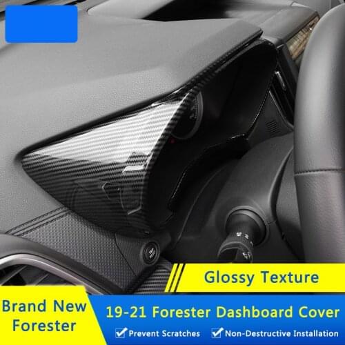 TAJIAN 1PCS ABS Car Dashboard Decoration Central Control Cover Trim Molding Car Styling For Subaru Forester 2019-2021