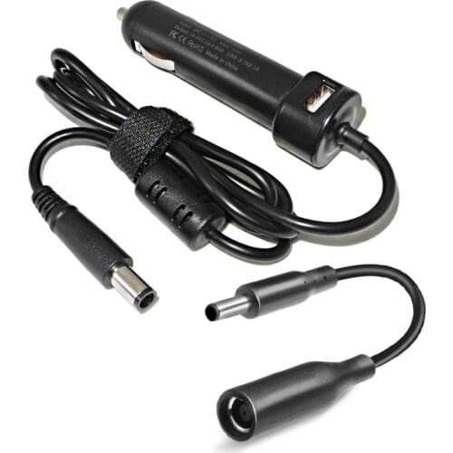 19.5V 3.34A 4.62A 90W Universal Laptop Car Charger Dc Power Adapter for Dell Inspiron 11 3147 13 7347 Vostro 15 E6500 E6510