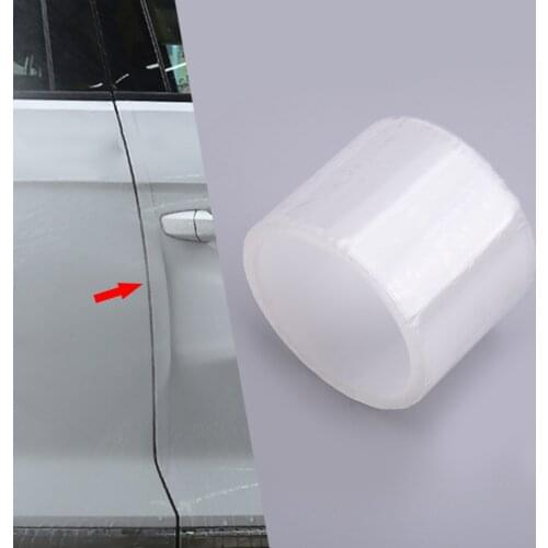 Universal 7cm Door Plate Sill Scuff Cover Invisible Protector Sticker Anti Scratch Bumper Strip Car Clear Styling