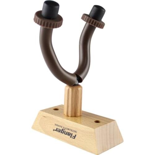 Flanger Wooden Base Guitar Hanger Wall Mount Hooks Stand Holder Musical Instrument Accessory