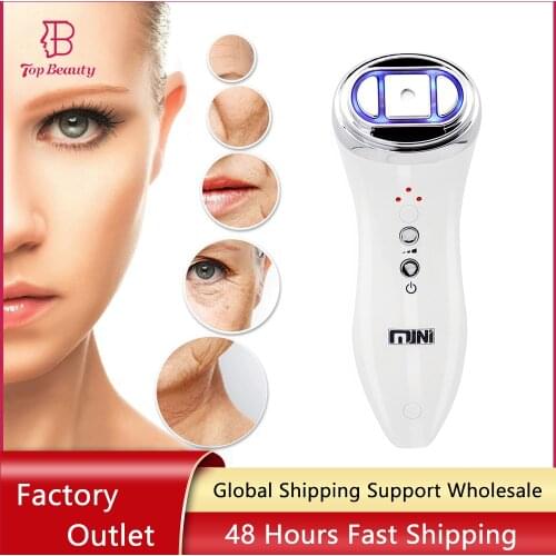 Mini HIFU High Intensity Focused Ultrasound RF Radio Frequency Face Visage Minceur Radiofrecuencia Skin Rejuvenation Tool