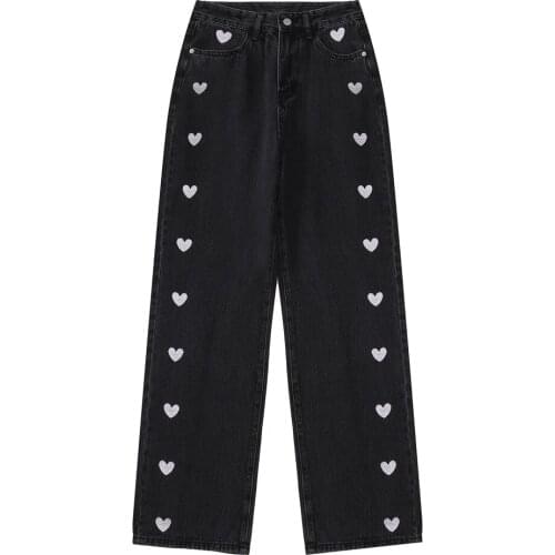 Femme Casual Baggy Straight Mom Denim Trouser Women Jeans 2021 Spring Streetwear High Waist Jeans Wide Leg Long Pants Vintage