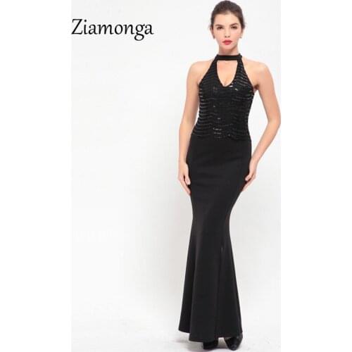 Women Elegant Sequined Long Dress party Evening Elegant Floor Length Maxi Dress Factory Direct Prom Long Party Dresses S2688